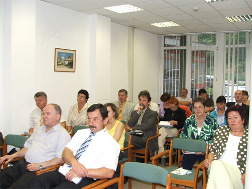A Pólus Program Információs Nap rendezvényének résztvevői Hallgatóság