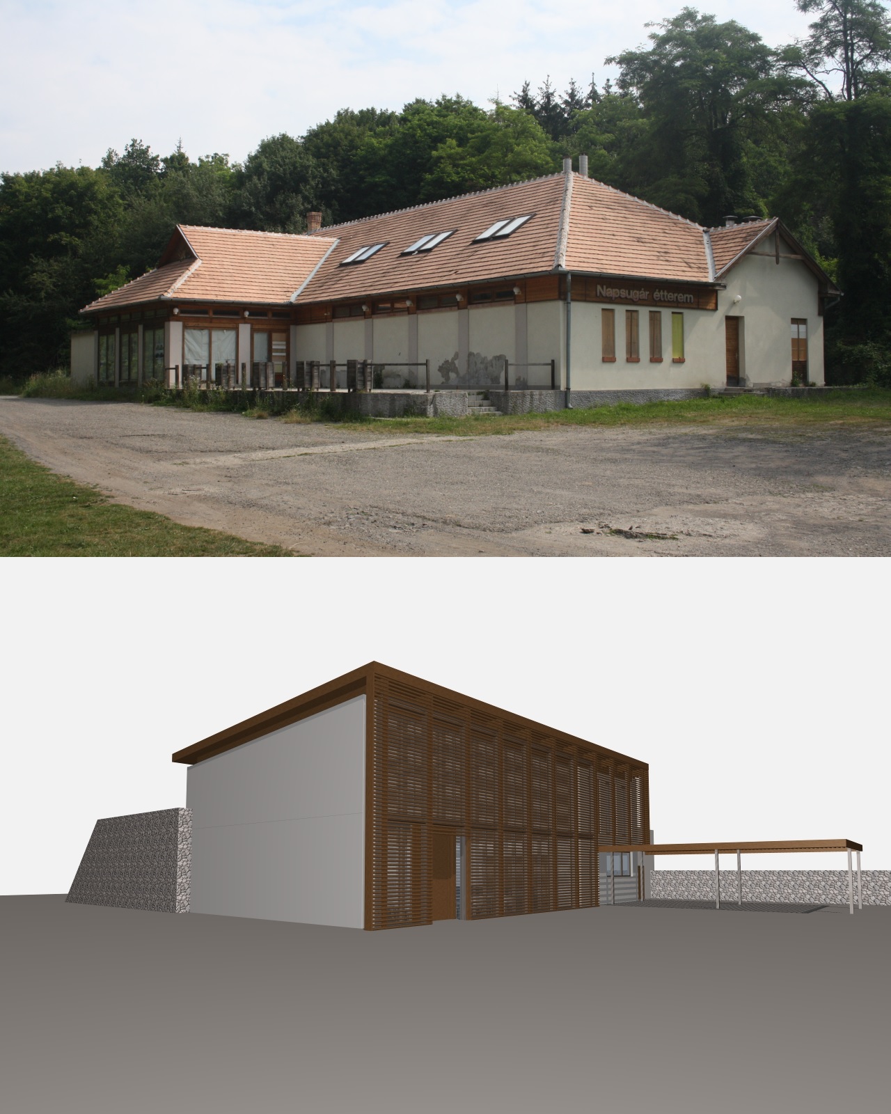 A GeoTur - A Novohrad - Nógrád Geopark ökoturisztikai fejlesztése című kiemelt turisztikai projekt egyik legjelentősebb eleme az eresztvényi egykori Napsugár Étterem átalakítása. turisztikai fejjlesztés