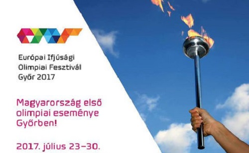 Salgótarjánban járt az EYOF láng